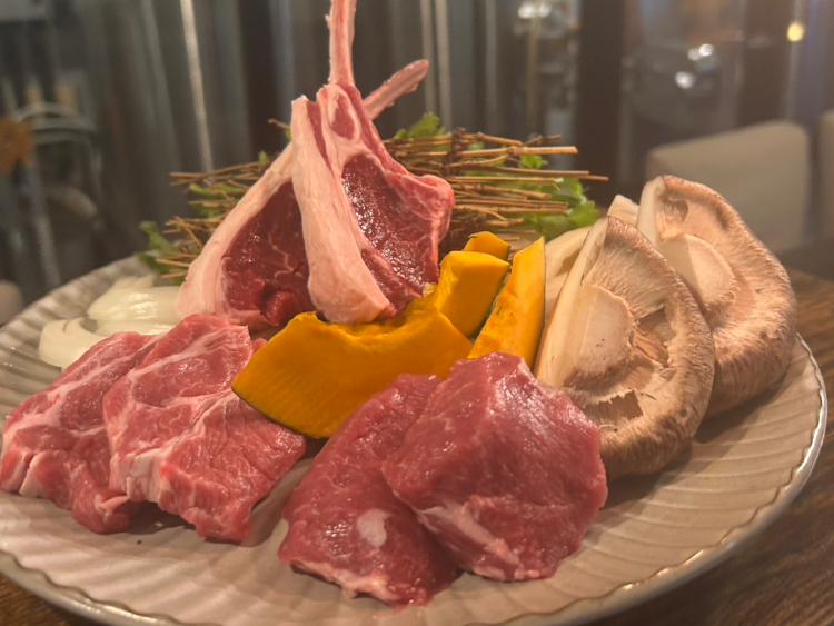 コース料理の写真